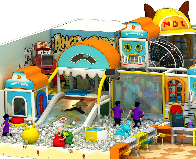 淘气堡,汽车总动员主题淘气堡儿童乐园